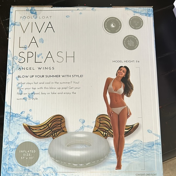 Viva La Splash - Angel Wings Pool Float - Picture 2 of 4